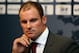 The disconcerting Andrew Strauss at his press conference