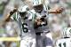 EAST RUTHERFORD, NJ - SEPTEMBER 09: Mark Sanchez #6 and Tim Tebow #15 of the New York Jets celebrate a touchdown against the Buffalo Bills during their season opener at MetLife Stadium on September 9, 2012 in East Rutherford, New Jersey. (Photo by Jeff Zelevansky/Getty Images)