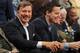 DENVER, CO - MARCH 23: Stan Kroenke (L) along with his son Josh Kroenke (R) watch from courtside seats as the Denver Nuggets host the San Antonio Spurs at the Pepsi Center on March 23, 2011 in Denver, Colorado. The Nuggets defeated the Spurs 115-112. NOTE TO USER: User expressly acknowledges and agrees that, by downloading and or using this photograph, User is consenting to the terms and conditions of the Getty Images License Agreement. (Photo by Doug Pensinger/Getty Images)