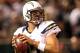 OAKLAND, CA - SEPTEMBER 10: Philip Rivers #17 of the San Diego Chargers drops back to pass against the Oakland Raiders during their season opener at Oakland-Alameda County Coliseum on September 10, 2012 in Oakland, California. (Photo by Ezra Shaw/Getty Images)