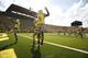 EUGENE, OR - SEPTEMBER 08: University of Oregon Ducks take the field for a game against Fresno State Bulldogs at Autzen Stadium on September 8, 2012 in Eugene, Oregon. (Photo by Kevin Casey/Getty Images)