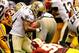 September 9, 2012; New Orleans, LA, USA; New Orleans Saints running back Darren Sproles (43) against the Washington Redskins during the second half of a game at the Mercedes-Benz Superdome. The Redskins defeated the Saints 40-32. Mandatory Credit: Derick E. Hingle-US PRESSWIRE