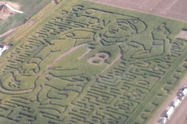 Denver Broncos' Peyton Manning Honored with Crazy Colorado Corn Maze