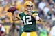 GREEN BAY, WI - SEPTEMBER 09: Aaron Rodgers #12 of the Green Bay Packers throws a pass during the NFL season opener against the San Francisco 49ers at Lambeau Field on September 9, 2012 in Green Bay, Wisconsin. (Photo by Andy Lyons/Getty Images)