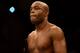 Jul. 7, 2012; Las Vegas, NV, USA; UFC fighter Anderson Silva during a middleweight bout in UFC 148 at the MGM Grand Garden Arena. Mandatory Credit: Mark J. Rebilas-US PRESSWIRE