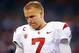 EAST RUTHERFORD, NJ - SEPTEMBER 08: Matt Barkley #7 of the USC Trojans during a timeout against the Syracuse Orange at MetLife Stadium on September 8, 2012 in East Rutherford, New Jersey. (Photo by Rich Schultz /Getty Images)