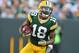 GREEN BAY, WI - SEPTEMBER 09: Randall Cobb #18 of the Green Bay Packers returns a punt for a touchdown during the NFL season opener against the San Francisco 49ers at Lambeau Field on September 9, 2012 in Green Bay, Wisconsin. (Photo by Andy Lyons/Getty Images)