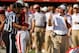 LINCOLN, NE - SEPTEMBER 1: Nebraska Cornhuskers coach Bo Pelini asked for a holding call by the Southern Miss Golden Eagles during their game at Memorial Stadium on September 1, 2012 in Lincoln, Nebraska. Nebraska won 40-20. (Photo by Eric Francis/Getty Images)