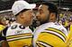 DETROIT - FEBRUARY 05: Running back Jerome Bettis #36 (R) and game MVP wide receiver Hines Ward #86 of the Pittsburgh Steelers celebrate on the field after defeating the Seattle Seahawks in Super Bowl XL at Ford Field on February 5, 2006 in Detroit, Michigan. Bettis announced his retirement after the Steelers defeated the Seahawks 21-10. (Photo by Harry How/Getty Images)