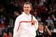 COLUMBUS, OH - JANUARY 15: Head football coach Urban Meyer of the Ohio State Buckeyes is introduced to the crowd at halftime of the basketball game between the Indiana Hoosiers and the Ohio State Buckeyes on January 15, 2012 at Value City Arena in Columbus, Ohio. (Photo by Jamie Sabau/Getty Images)