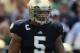 SOUTH BEND, IN - SEPTEMBER 08: Manti Te'o #5 of the Notre Dame Fighting Irish awaits the snap against the Purdue Boilermakers at Notre Dame Stadium on September 8, 2012 in South Bend, Indiana. Notre Dame defeated Purdue 21-17. (Photo by Jonathan Daniel/Getty Images)