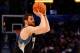 ORLANDO, FL - FEBRUARY 25: Kevin Love of the Minnesota Timberwolves competes during the Foot Locker Three-Point Contest part of 2012 NBA All-Star Weekend at Amway Center on February 25, 2012 in Orlando, Florida. NOTE TO USER: User expressly acknowledges and agrees that, by downloading and or using this photograph, User is consenting to the terms and conditions of the Getty Images License Agreement. (Photo by Mike Ehrmann/Getty Images)