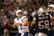 OAKLAND, CA - SEPTEMBER 10: Philip Rivers #17 of the San Diego Chargers drops back to pass against the Oakland Raiders during their season opener at Oakland-Alameda County Coliseum on September 10, 2012 in Oakland, California. (Photo by Ezra Shaw/Getty Images)