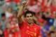 LIVERPOOL, ENGLAND - AUGUST 26: Luis Suarez of Liverpool celebrates scoring his team's second goal during the Barclays Premier League match between Liverpool and Manchester City at Anfield on August 26, 2012 in Liverpool, England. (Photo by Michael Regan/Getty Images)