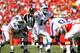 KANSAS CITY, MO - SEPTEMBER 11: Quarterback Ryan Fitzpatrick #14 of the Buffalo Bills in action during the game against the Kansas City Chiefs at Arrowhead Stadium on September 11, 2011 in Kansas City, Missouri. (Photo by Jamie Squire/Getty Images)