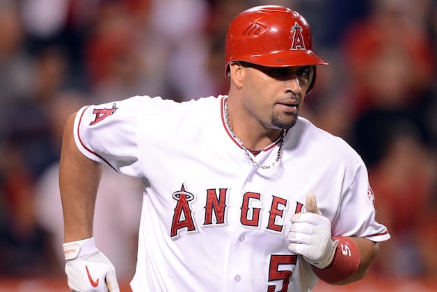 Albert Pujols Starting at First Base Tonight for the First Time Since August 22