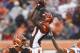 CINCINNATI, OH - NOVEMBER 27: A.J. Green #18 of the Cincinnati Bengals hauls in a catch for the first down at Paul Brown Stadium on November 27, 2011 in Cincinnati, Ohio. The Bengals defeated the Browns 23-20. (Photo by John Grieshop/Getty Images)