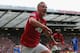 MANCHESTER, ENGLAND - SEPTEMBER 15: Alexander Buttner of Manchester United celebrates after scoring the third goal during the Barclays Premier League match between Manchester United and Wigan Athletic at Old Trafford on September 15, 2012 in Manchester, England. (Photo by Alex Livesey/Getty Images)