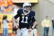TAMPA, FL - JANUARY 1: Quarterback Matt McGloin #11 of the Penn State Nittany Lions passes against the Florida Gators January 1, 2010 in the 25th Outback Bowl at Raymond James Stadium in Tampa, Florida. (Photo by Al Messerschmidt/Getty Images)
