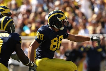 Michigan's defense is strutting along, stopping runs and deflecting passes