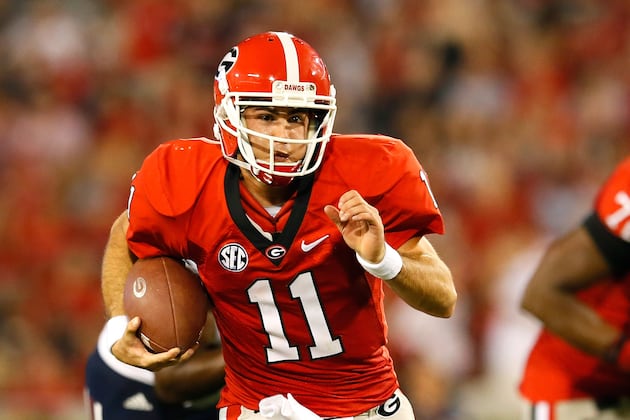 Georgia Tallies School-Record 713 Yards in Romp
