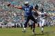 JACKSONVILLE, FL - SEPTEMBER 11: Kenny Britt #18 of the Tennessee Titans misses a catch against teammates Dawan Landry #26 and Courtney Greene #36 of the Jacksonville Jaguars during their season opener at EverBank Field on September 11, 2011 in Jacksonville, Florida. (Photo by Streeter Lecka/Getty Images)