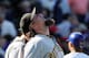 CHICAGO, IL - SEPTEMBER 15: Joel Hanrahan #52 of the Pittsburgh Pirates reacts after the 9th inning against the Chicago Cubs September 15, 2012 at Wrigley Field in Chicago, Illinois. (Photo by Tasos Katopodis/Getty Images)