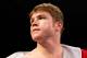 LAS VEGAS, NV - SEPTEMBER 15: Canelo Alvarez enters the arena before his WBC super welterweight title defense against Josesito Lopez at MGM Grand Garden Arena on September 15, 2012 in Las Vegas, Nevada. (Photo by Josh Hedges/Getty Images)