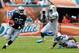 A rare bright spot, Goodson's 64 yard TD reception