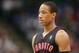 Jan 29, 2011; Minneapolis, MN, USA; Toronto Raptors guard DeMar DeRozan (10) looks on during the second half at Target Center. The Timberwolves won 103-87. Mandatory Credit: Jesse Johnson-US PRESSWIRE