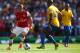 LONDON, ENGLAND - SEPTEMBER 15: Lukas Podolski of Arsenal on the ball during the Barclays Premier League match between Arsenal and Southampton at Emirates Stadium on September 15, 2012 in London, England. (Photo by Clive Mason/Getty Images)