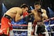 LAS VEGAS, NV - SEPTEMBER 15: Sergio Martinez (R) lands a right to the head of Julio Cesar Chavez Jr. in the fifth round of their WBC middleweight title fight at the Thomas & Mack Center on September 15, 2012 in Las Vegas, Nevada. (Photo by Jeff Bottari/Getty Images)