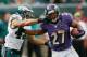 PHILADELPHIA, PA - SEPTEMBER 16: Running back Ray Rice #27 of the Baltimore Ravens eludes the tackle of strong safety Kurt Coleman #42 of the Philadelphia Eagles during the second half at Lincoln Financial Field on September 16, 2012 in Philadelphia, Pennsylvania. (Photo by Rob Carr/Getty Images)