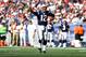 FOXBORO, PA - SEPTEMBER 16: Tom Brady #12 of the New England Patriots argues with the referees after a play against the Arizona Cardinals in the fourth quarter during the game on September 16, 2012 at Gillette Stadium in Foxboro, Massachusetts. (Photo by Jared Wickerham/Getty Images)