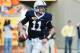 TAMPA, FL - JANUARY 1: Quarterback Matt McGloin #11 of the Penn State Nittany Lions passes against the Florida Gators January 1, 2010 in the 25th Outback Bowl at Raymond James Stadium in Tampa, Florida. (Photo by Al Messerschmidt/Getty Images)