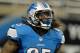 DETROIT, MI - AUGUST 30: Mikel Leshoure #25 of the Detroit Lions heads back to the sideline after scoring a first quarter touchdown while playing the Buffalo Bills during a pre season game at Ford Field on August 30, 2012 in Detroit, Michigan. (Photo by Gregory Shamus/Getty Images)