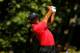 CARMEL, IN - SEPTEMBER 09: Tiger Woods watches his tee shot on the 12th hole during the final round of the BMW Championship at Crooked Stick Golf Club on September 9, 2012 in Carmel, Indiana. (Photo by Scott Halleran/Getty Images)