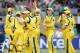 TOWNSVILLE, AUSTRALIA - AUGUST 26: Australian players celebrate the wicket of Vijay Zol of India during the 2012 ICC U19 Cricket World Cup Final between Australia and India at Tony Ireland Stadium on August 26, 2012 in Townsville, Australia. (Photo by Matt Roberts/Getty Images)