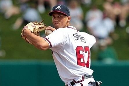 Braves Rookie Simmons out of Lineup Again (sore Shoulder)
