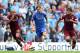 BIRMINGHAM, ENGLAND - AUGUST 12: Fernando Torres of Chelsea moves away from Nigel de Jong (L) and Sergio Aguero during the FA Community Shield match between Manchester City and Chelsea at Villa Park on August 12, 2012 in Birmingham, England. (Photo by David Rogers/Getty Images)