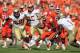 CLEMSON, SC - SEPTEMBER 24: Tajh Boyd #10 of the Clemson Tigers runs with the ball against the Florida State Seminoles during their game at Memorial Stadium on September 24, 2011 in Clemson, South Carolina. (Photo by Streeter Lecka/Getty Images)