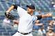 NEW YORK, NY - SEPTEMBER 19: Andy Pettitte #46 of the New York Yankees pitches against the Toronto Blue Jays during the first game of a double header at Yankee Stadium on September 19, 2012 in the Bronx borough of New York City. (Photo by Jason Szenes/Getty Images
