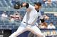 NEW YORK, NY - SEPTEMBER 19: Andy Pettitte #46 of the New York Yankees pitches against the Toronto Blue Jays during the first game of a double header at Yankee Stadium on September 19, 2012 in the Bronx borough of New York City. (Photo by Jason Szenes/Getty Images