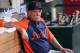 ANAHEIM, CA - SEPTEMBER 08: Detroit Tigers manager Jim Leyland looks on from the dugout prior to the start of the game against the Los Angeles Angels of Anaheim at Angel Stadium of Anaheim on September 8, 2012 in Anaheim, California. (Photo by Jeff Gross/Getty Images)