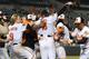 Familiar scene for Orioles