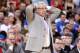 ST LOUIS, MO - MARCH 25: Head coach Roy Williams of the North Carolina Tar Heels looks on as he coaches in the second half against the Kansas Jayhawks during the 2012 NCAA Men's Basketball Midwest Regional Final at Edward Jones Dome on March 25, 2012 in St Louis, Missouri. (Photo by Andy Lyons/Getty Images)