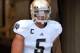 Sep 15, 2012; East Lansing, MI, USA; Notre Dame Fighting Irish linebacker Manti Te'o (5) walks onto the field before the game between the Notre Dame Fighting Irish and the Michigan State Spartans at Spartan Stadium. Mandatory Credit: Matt Cashore-US PRESSWIRE