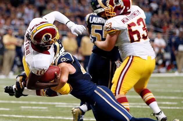 RG3 Says He Took Cheap Shots from Rams