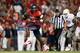TUCSON, AZ - SEPTEMBER 08: Runningback Ka'Deem Carey #25 of the Arizona Wildcats rushes the football for a 25 yard touchdown against the Oklahoma State Cowboys during the fourth quarter of the college football game at Arizona Stadium on September 8, 2012 in Tucson, Arizona. The Wildcats defeated the Cowboys 59-38. (Photo by Christian Petersen/Getty Images)