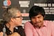 BEVERLY HILLS, CA - SEPTEMBER 17: (L-R) Trainer Freddie Roach and boxer Manny Pacquiao share a few words during the Manny Pacquiao v Juan Manuel Marquez - Press Conference at Beverly Hills Hotel on September 17, 2012 in Beverly Hills, California. (Photo by Victor Decolongon/Getty Images)